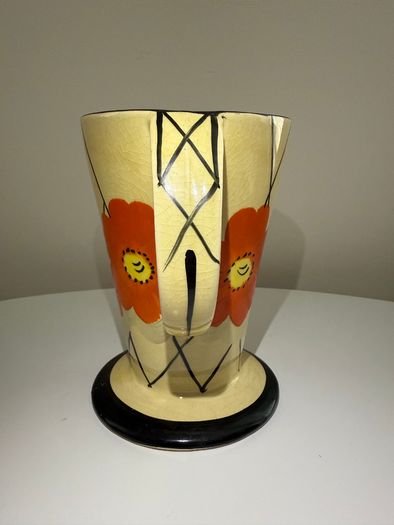 Vintage Myott Art Deco (June) Trumpet Jug