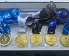 Collection of Brand new Man City Winners Medals