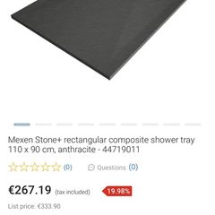 NEW shower tray