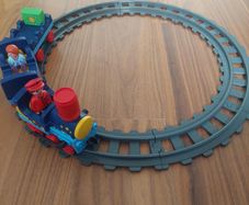 Playmobil 1.2.3 train set with track and figures