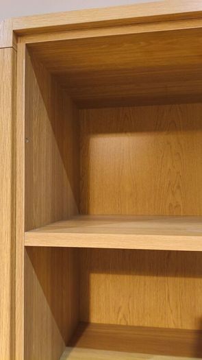 Oak color book shelf  lots of space
