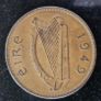 Ireland 1949 1d Penny coin Image 4