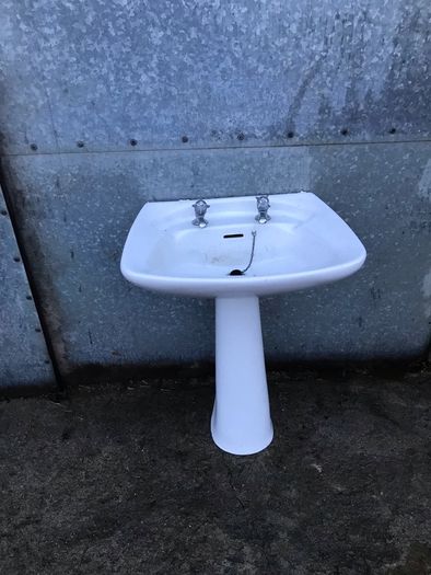 sink and pedestal