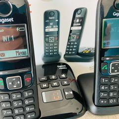 Gigaset AS690A Duo Cordless Phone Twin Set & Answering Machine (As New)