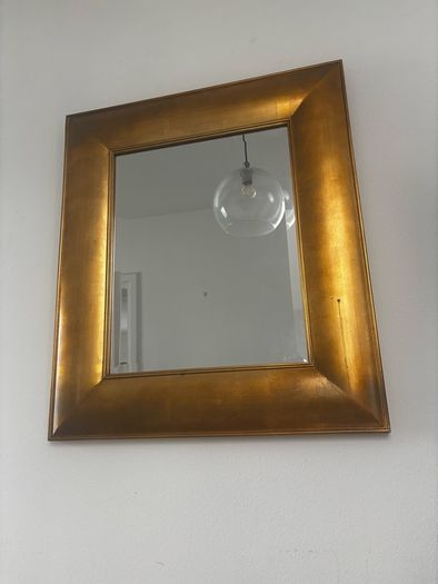 Glass hall table and mirror