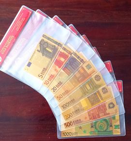 European EURO Set - Euro 24K Gold Plated Banknotes