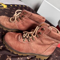 Ladies Suede Boots Size 36 Excellent Condition