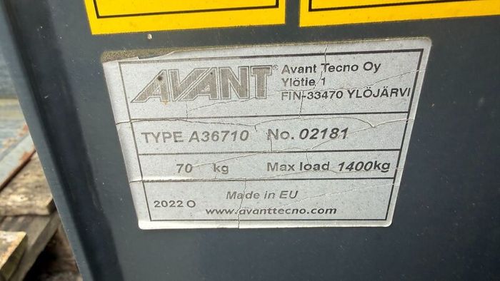 Avant General Bucket, 1050mm, 240L - Unused