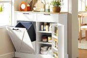 Farmhouse Sideboard with Tilt-Out Bin