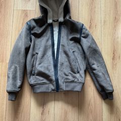 Mens ZARA hooded Jacket size M