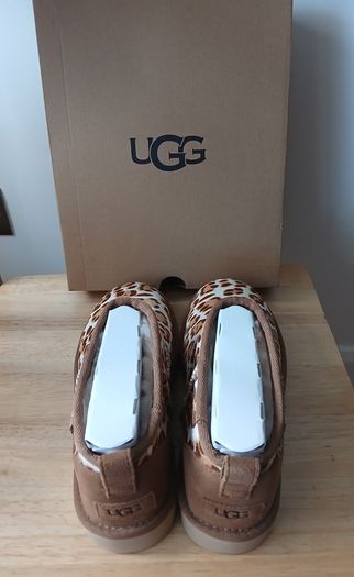 UGG Classic Ultra Mini Plains Leopard - New in Box - UK 5/EU 38