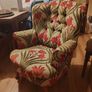 Armchair - Floral Design Image 2