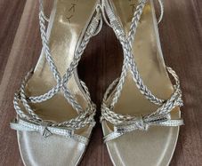 gold sandals