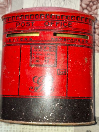 Old Chad Valley Post Office Money Box around 1960s, Postage Available,