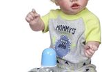 Reborn Baby Doll, 55 cm Full Body Silicone Baby Doll, Soft Reborn Baby Doll, Sweet and Life-Like Toddler (FREE POSTAGE)