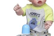 Reborn Baby Doll, 55 cm Full Body Silicone Baby Doll, Soft Reborn Baby Doll, Sweet and Life-Like Toddler (FREE POSTAGE)
