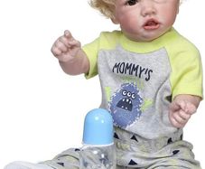 Reborn Baby Doll, 55 cm Full Body Silicone Baby Doll, Soft Reborn Baby Doll, Sweet and Life-Like Toddler (FREE POSTAGE)