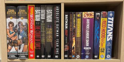 Tomb Raider & DC Omnibus, Absolute & Deluxe Collection 15 Books