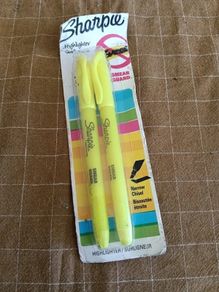 Two Pack Sharpie Highlighters Yellow