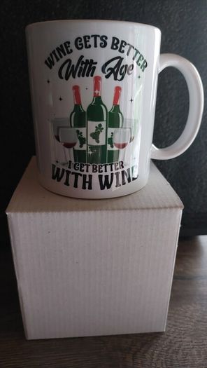 I Get Better With Wine Mug