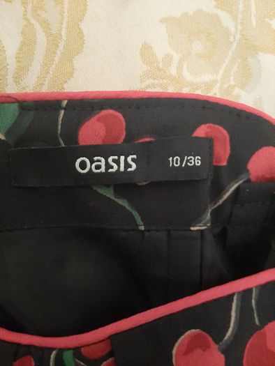 Oasis red / black  dress - Size 10