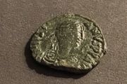 Byzantine Empire Emperor Justinian I 527 AD Half Follis