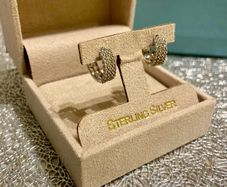 STERLING SILVER earrings brand new in box