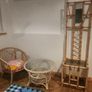 vintage bamboo coat rack/ hall table Image 5