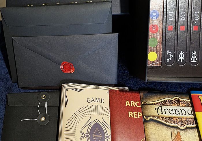The Enigma Box Arcanum Deluxe Kickstarter Edition - Number 442 Of 1033 - Unused Sealed Components