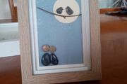Night Scene Pebble Art