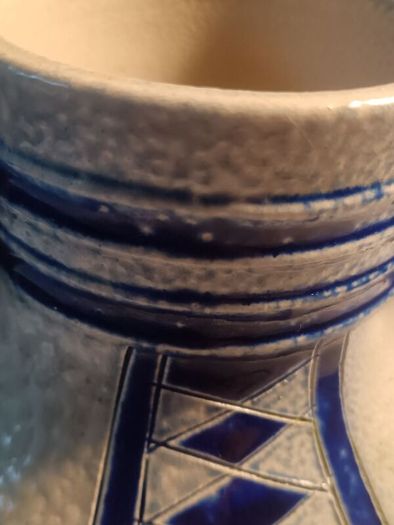 Vintage Reinhold Mekelbach 1Lt Saltglaze Jug
