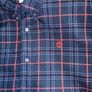Timberland Navy Red Plaid Shirt Medium M Regular Fit Image 4