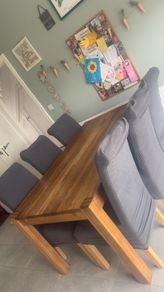 solid wood table