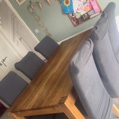 solid wood table