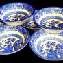 6 Vintage EIT Blue Willow Bowls-Pristine Image 7