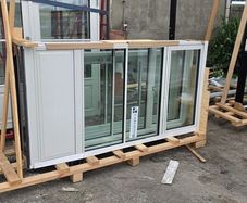 Scandinavian Pine Triple glazed Door and Sidelights