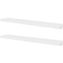 Wall Shelves 4 pcs White 120 cm Image 2