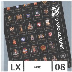 2008 Ireland Davo Supplement Stamp Pages. Includes Pages 148, 149, 150, 151, 151a (Christmas Booklet) and B45, B46 & B47 (Miniature) Sheets Pages include illustrations of stamps and mounts