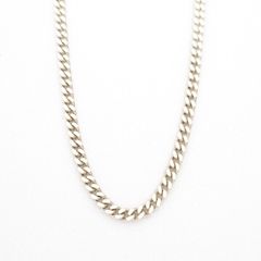 Signed 925 Silver Curb Link Chain