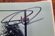 Rich Robinson of the Black Crowes- Signed inner booklet from Through a Crooked Sun album