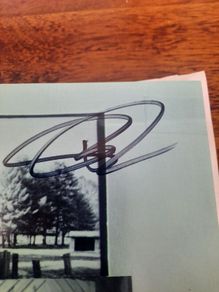 Rich Robinson of the Black Crowes- Signed inner booklet from Through a Crooked Sun album