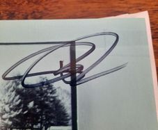 Rich Robinson of the Black Crowes- Signed inner booklet from Through a Crooked Sun album