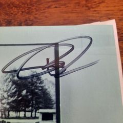 Rich Robinson of the Black Crowes- Signed inner booklet from Through a Crooked Sun album