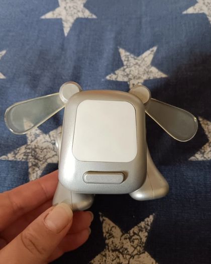Rare Vintage 2005 Silver Hasbro iDog Pup. Working - See My Video on Ebay!