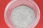 50p coin in case
