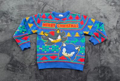 Sonic The Hedgehog Kids Christmas Sweater 4/5 Years