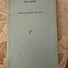 The Craft Of Etching. By Hesketh Hubbard. R.o.i. R.b.a. First Edition 1931 Hardback With Dustjacket In Good Condition.  See Photos For Same.