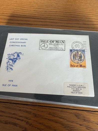 FDC Isle of Man 1978