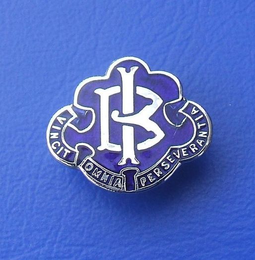 BI or IB (unidentified) - enamel badge (c.1964)