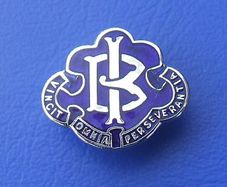 BI or IB (unidentified) - enamel badge (c.1964)